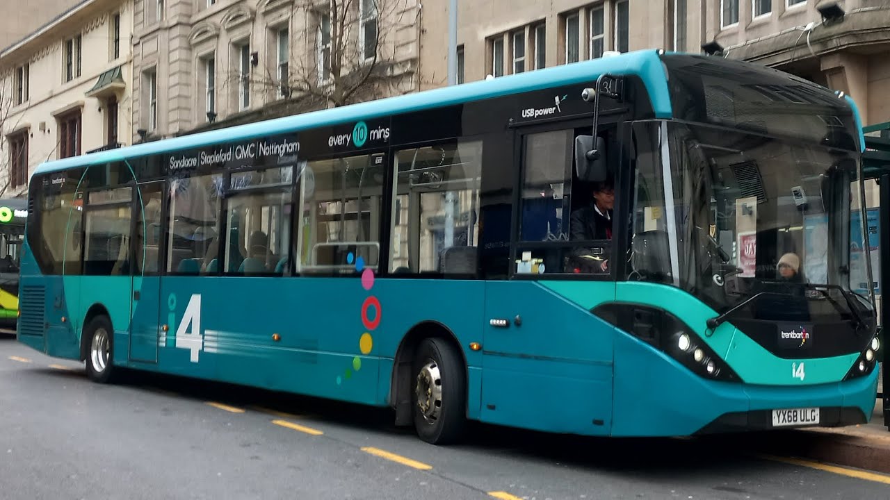 *Tuneful kickdown* Trentbarton 135 (YX68 ULG) ADL Enviro200 MMC | Route i4 