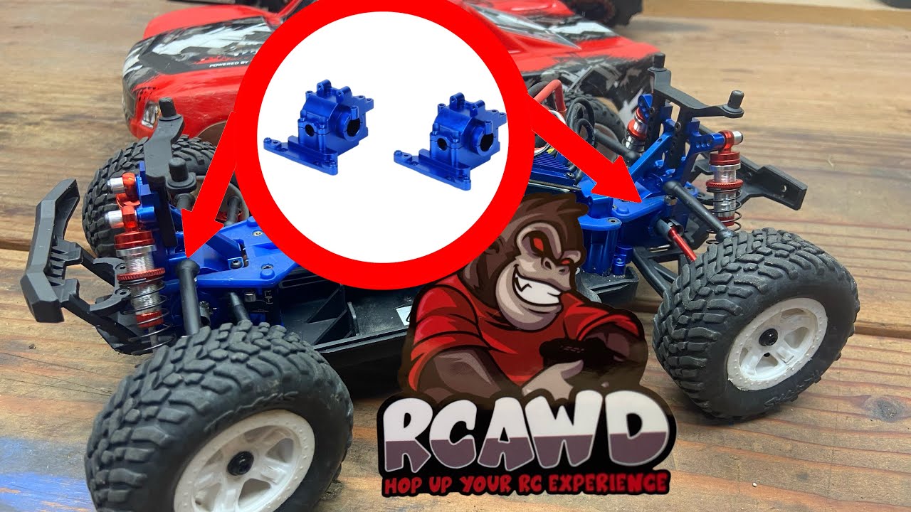 RCAWD Aluminum Bulkhead & Differential Case for LaTrax - Install