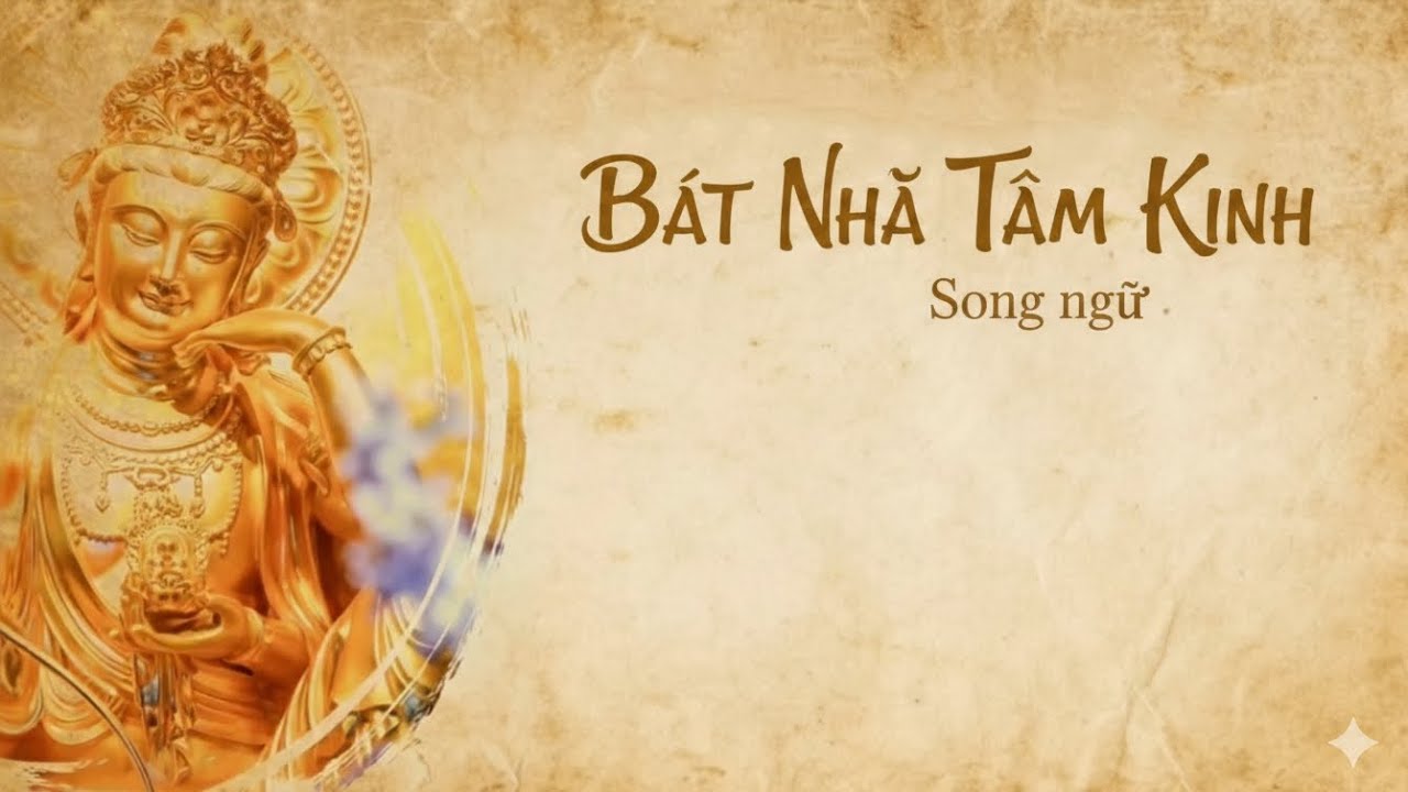Bát Nhã Tâm Kinh song ngữ tiếng phạn
