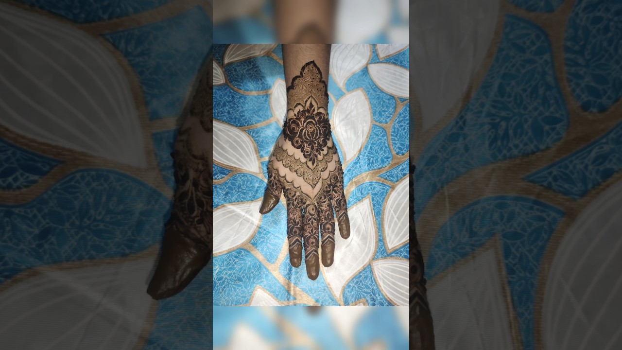 Eid special mehndi design #viral #trending #eid #shorts #dubai #design #mehndi #art #easy #beautiful