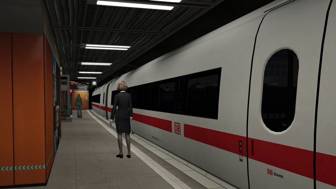 ICE in der Frankfurter U-Bahn