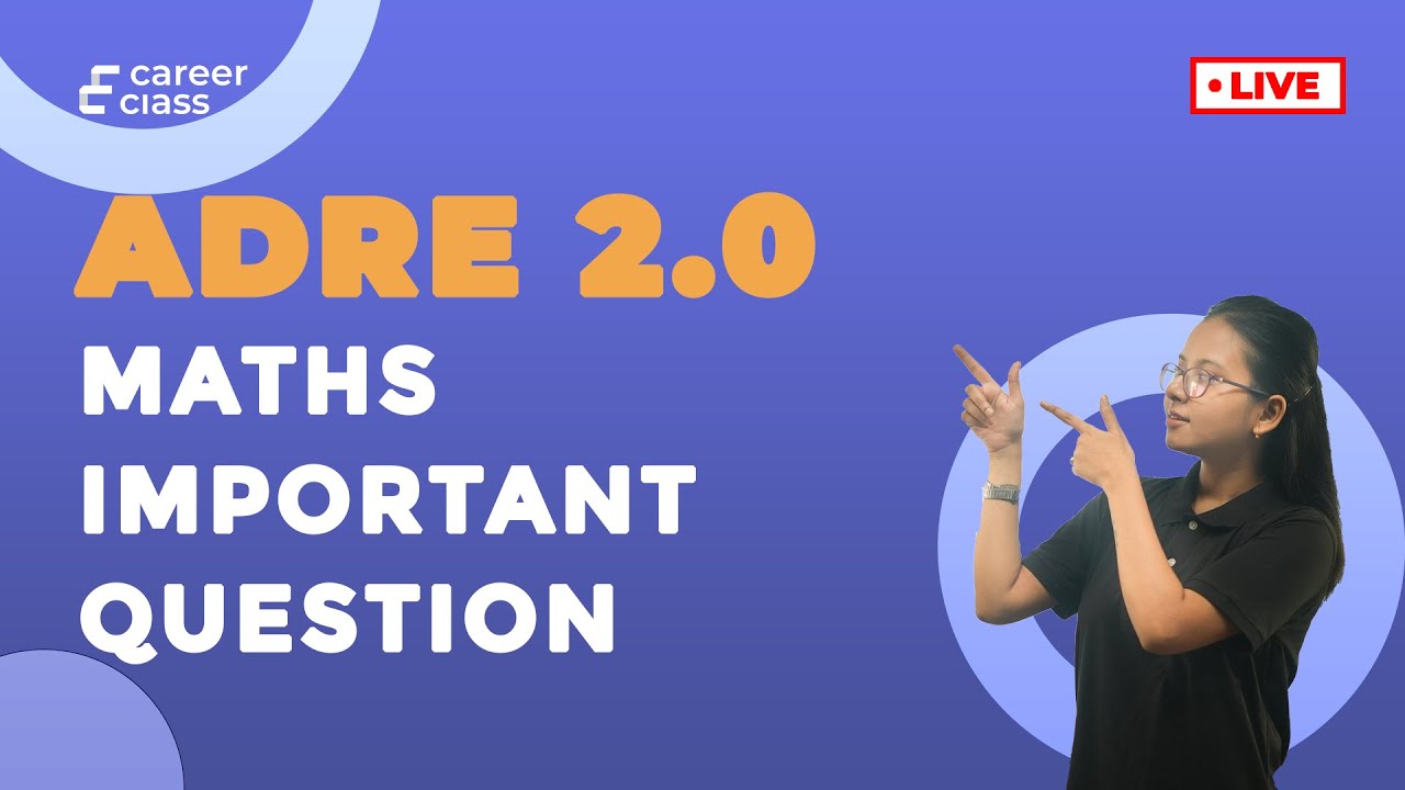 🚀 ADRE 2.0 Maths Important Questions | Crack Your Exam with These Key Tips! 💡