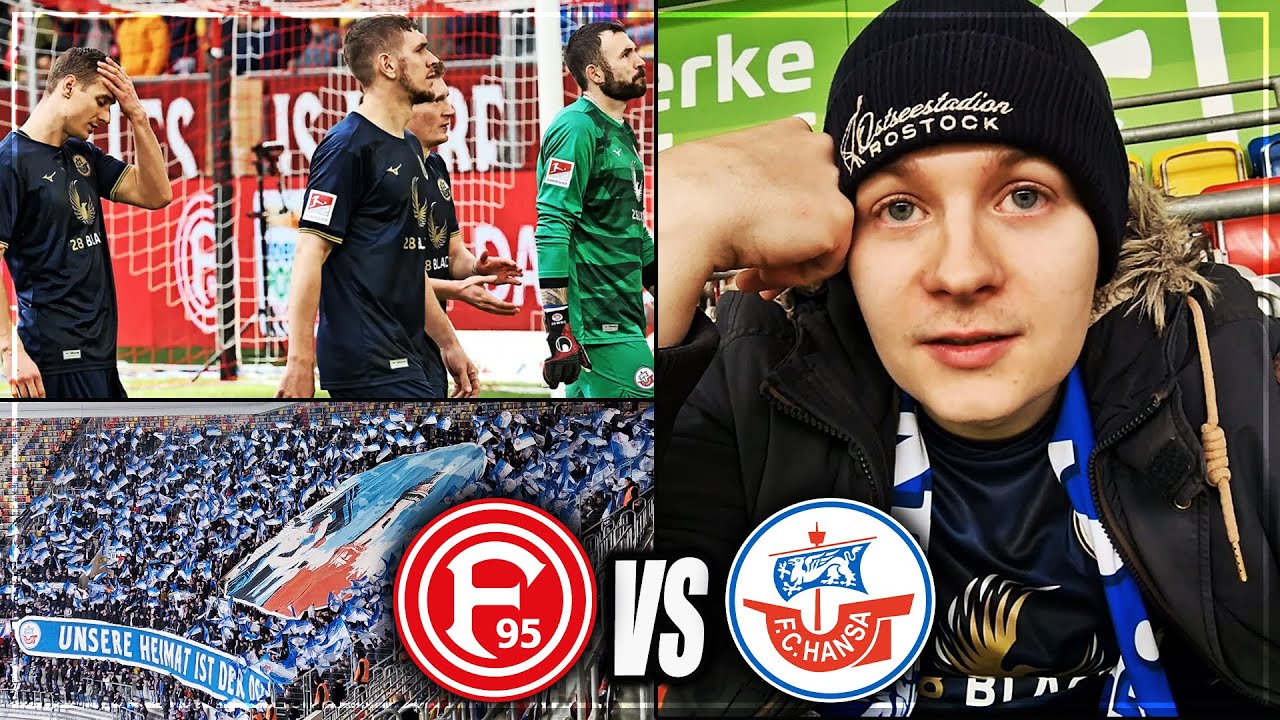 HOFFNUNG DIREKT WIEDER ZERSTÖRT...😪 Fortuna Düsseldorf - Hansa Rostock Stadion Vlog