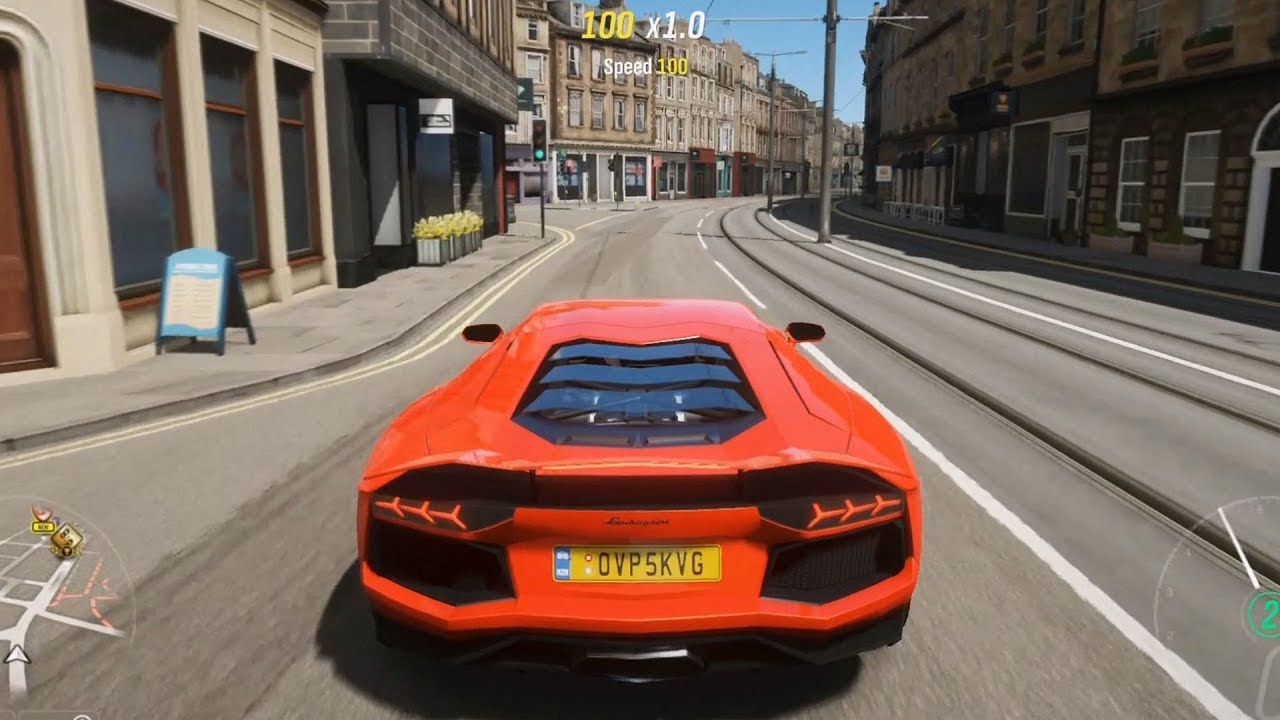 Forza Horizon 4 - Lamborghini Aventador LP700-4 2012 - Open World Free Roam Gameplay HD