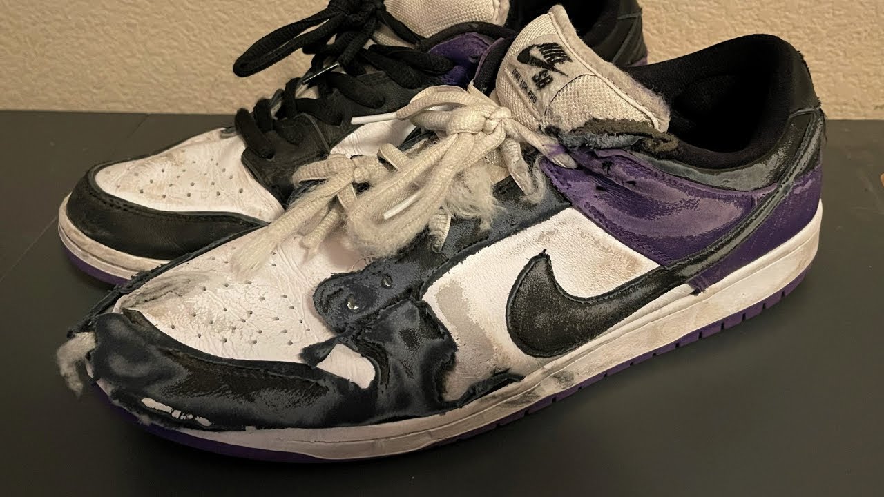 Обзор и тест кроссовок Nike Dunks (фиолетовый)