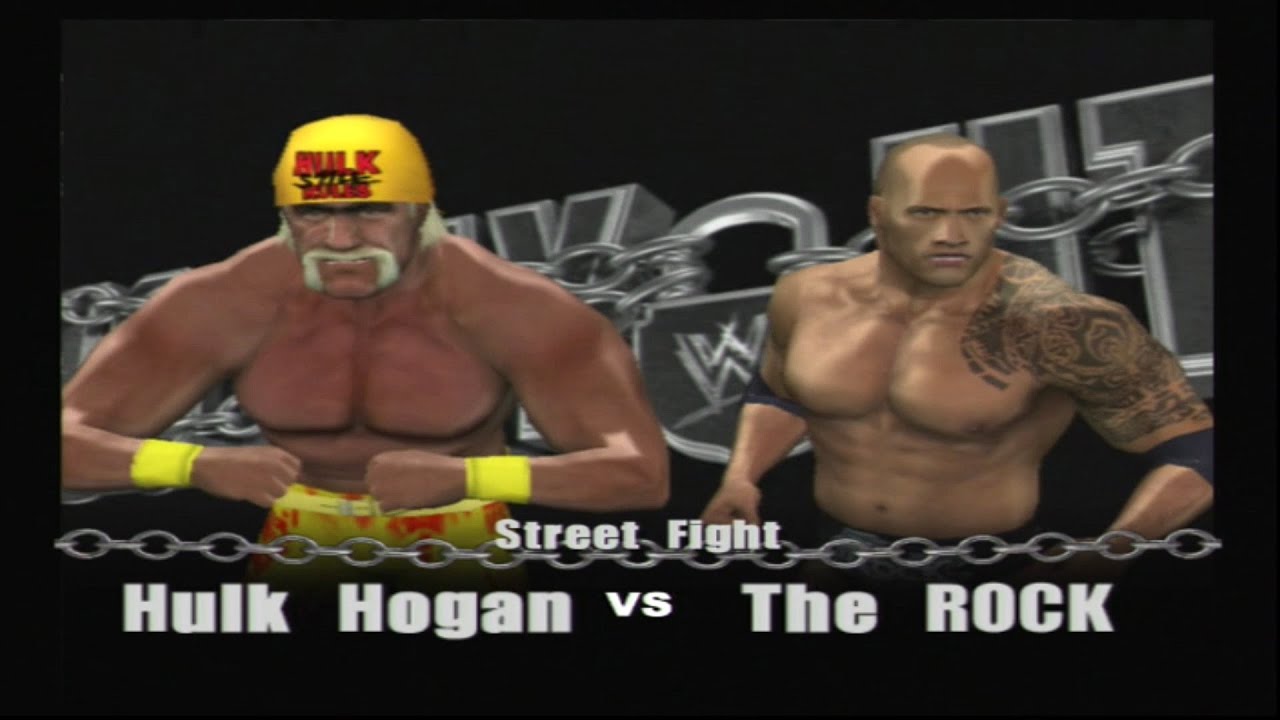 Hulk Hogan vs The Rock (Street Fight) - WWE Raw 2 (Xbox)