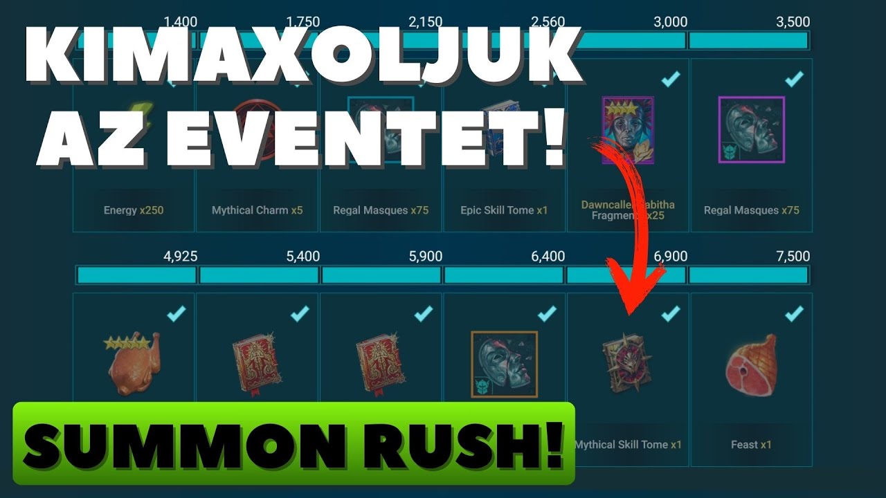 Kimaxoljuk az Eventet! | Raid: Shadow Legends