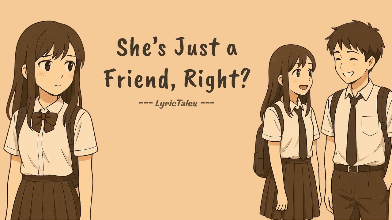 She’s Just a Friend, Right? 😐 | Cute Jealous Crush Song • LyricTales