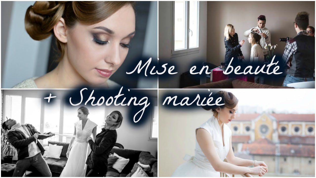 Mise en beaut&eacute; & Shooting Mariage
