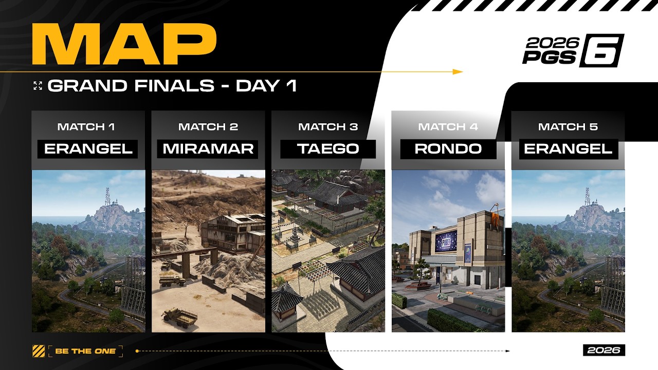 [MAP] PUBG Global Series 6 - Grand Finals - Day 1