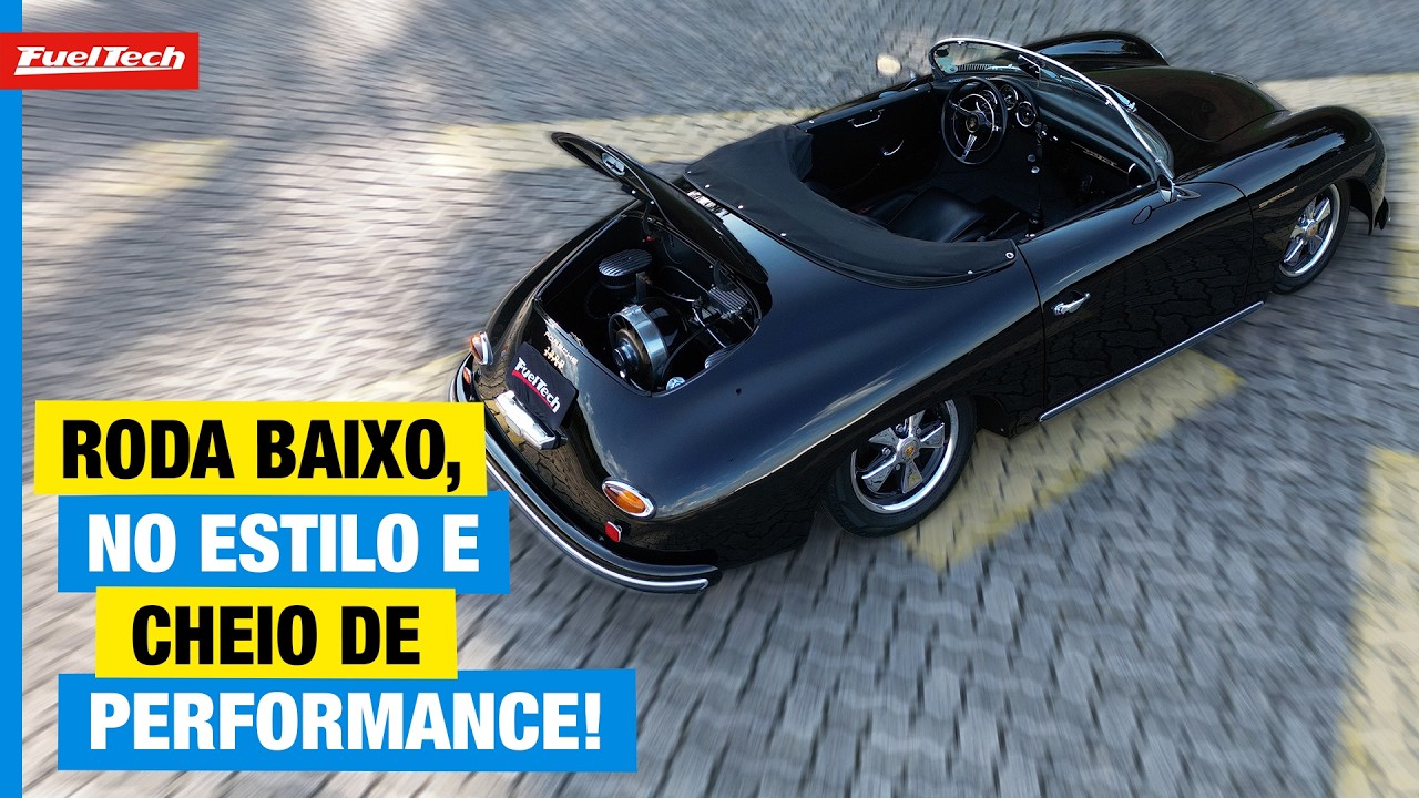 356 Speedster com motor a ar 1900 aspirado, Fueltech e diversos detalhes originais Porsche