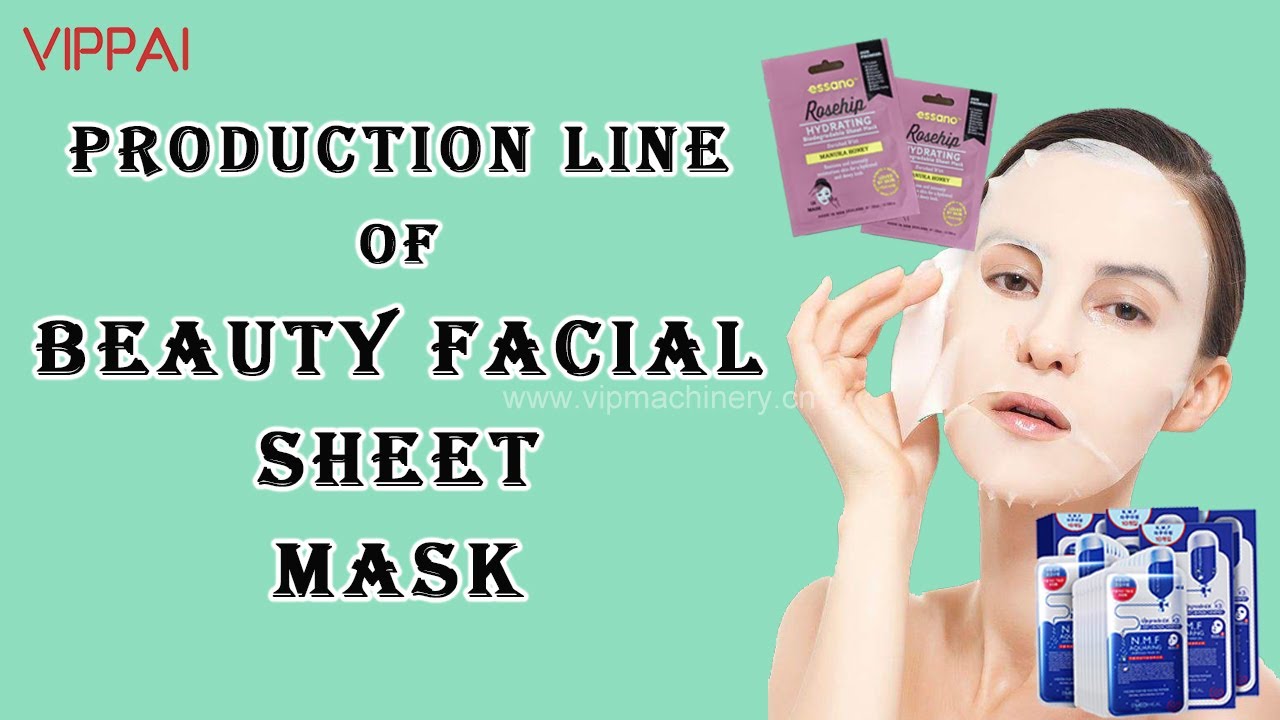 Reveal| How does Beauty Facial Mask Machine make SHEET MASK?| Production Line of Facial Sheet Mask