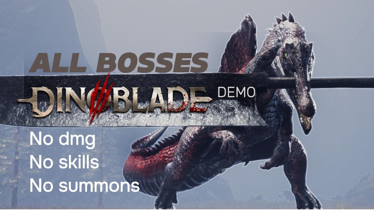 DinoBlade DEMO - no dmg, no skillpoints, no summons run