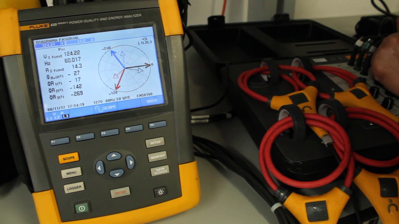 Analizador de energía y calidad eléctrica 435 Serie II Fluke (Tercer parte)
