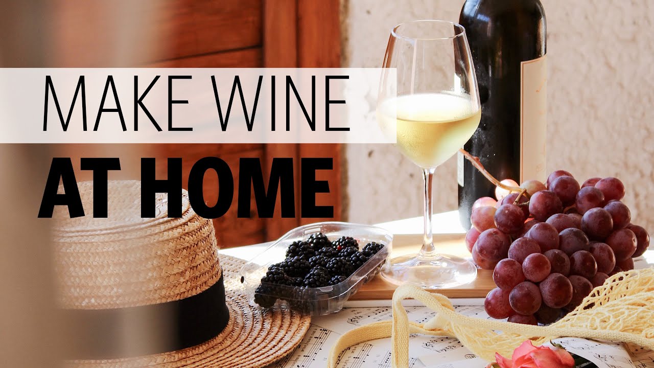 Homemade wine in 5 easy steps