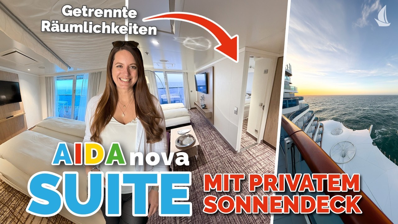 AIDAnova: Suite 12300 mit 2 Räumen. Und schönstem Außenbereich?