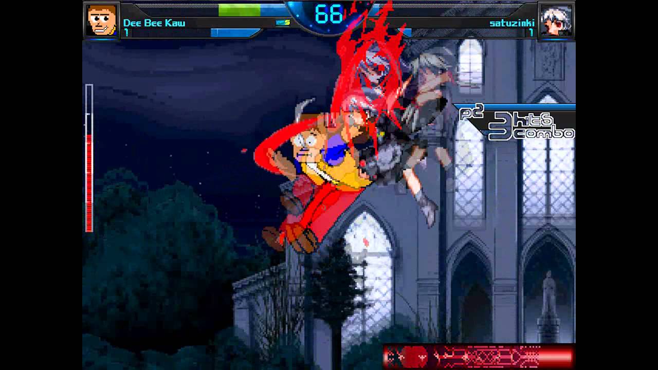 Veanko's Mugen: Dee Bee Kaw(Me) V.S Makoto Sawatari, Satuzinki and DBK'S Grandpa