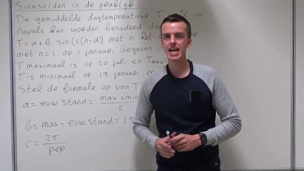Sinusoïden in de praktijk (HAVO wiskunde B & VWO wiskunde A)
