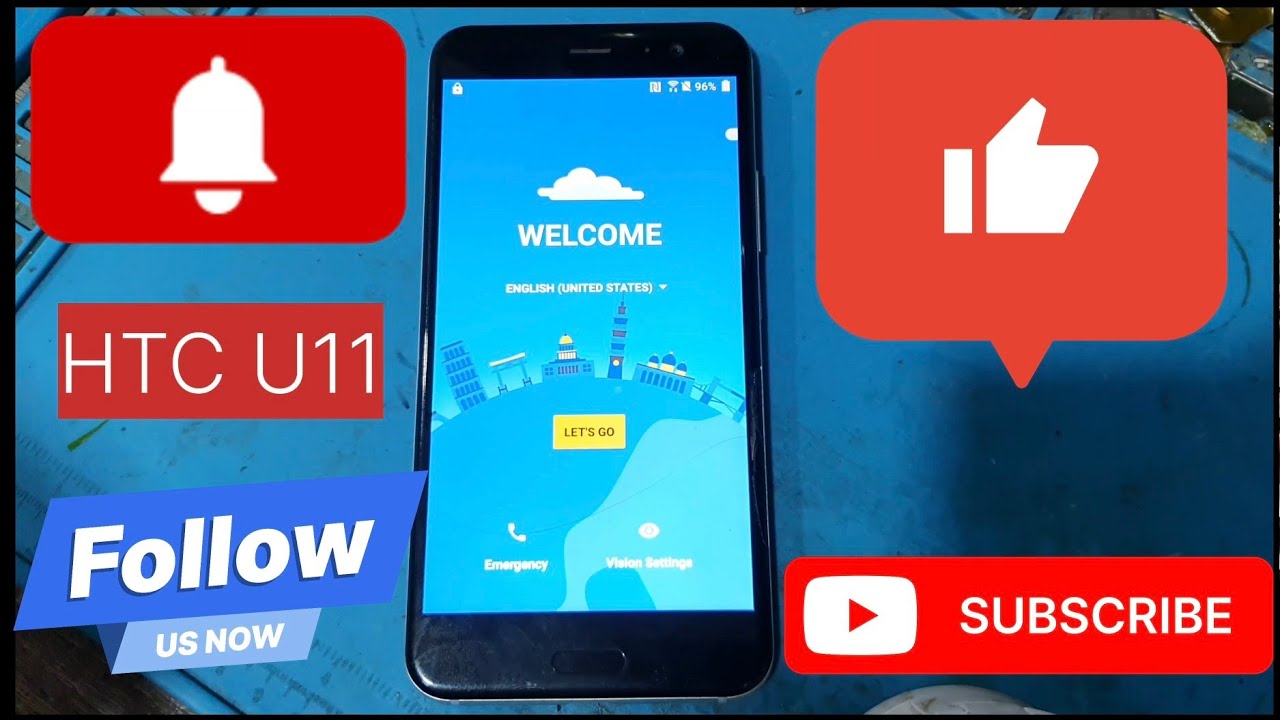 HTC U11 frp bypass 