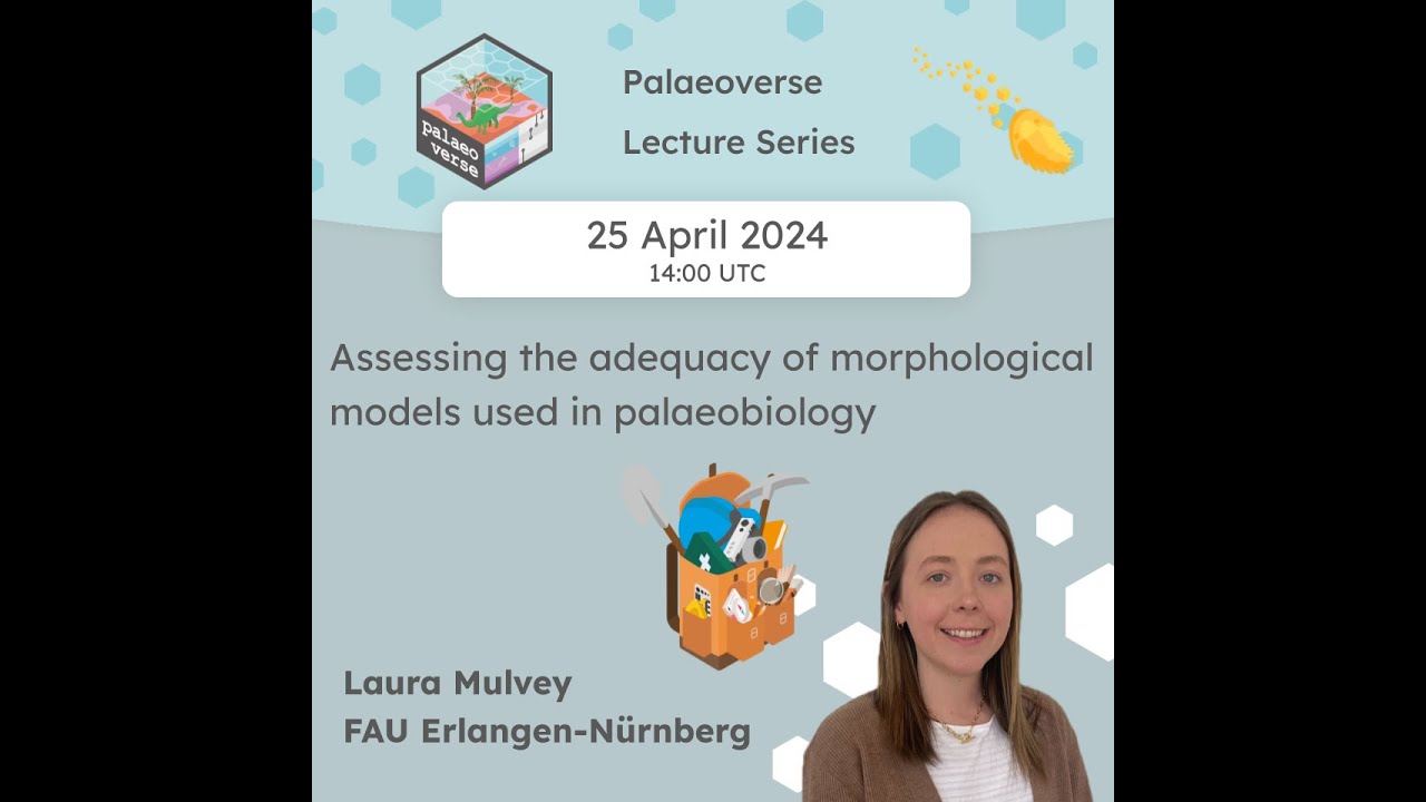 Palaeoverse Lecture Series: Laura Mulvey - Assessing the adequacy of morphological models...