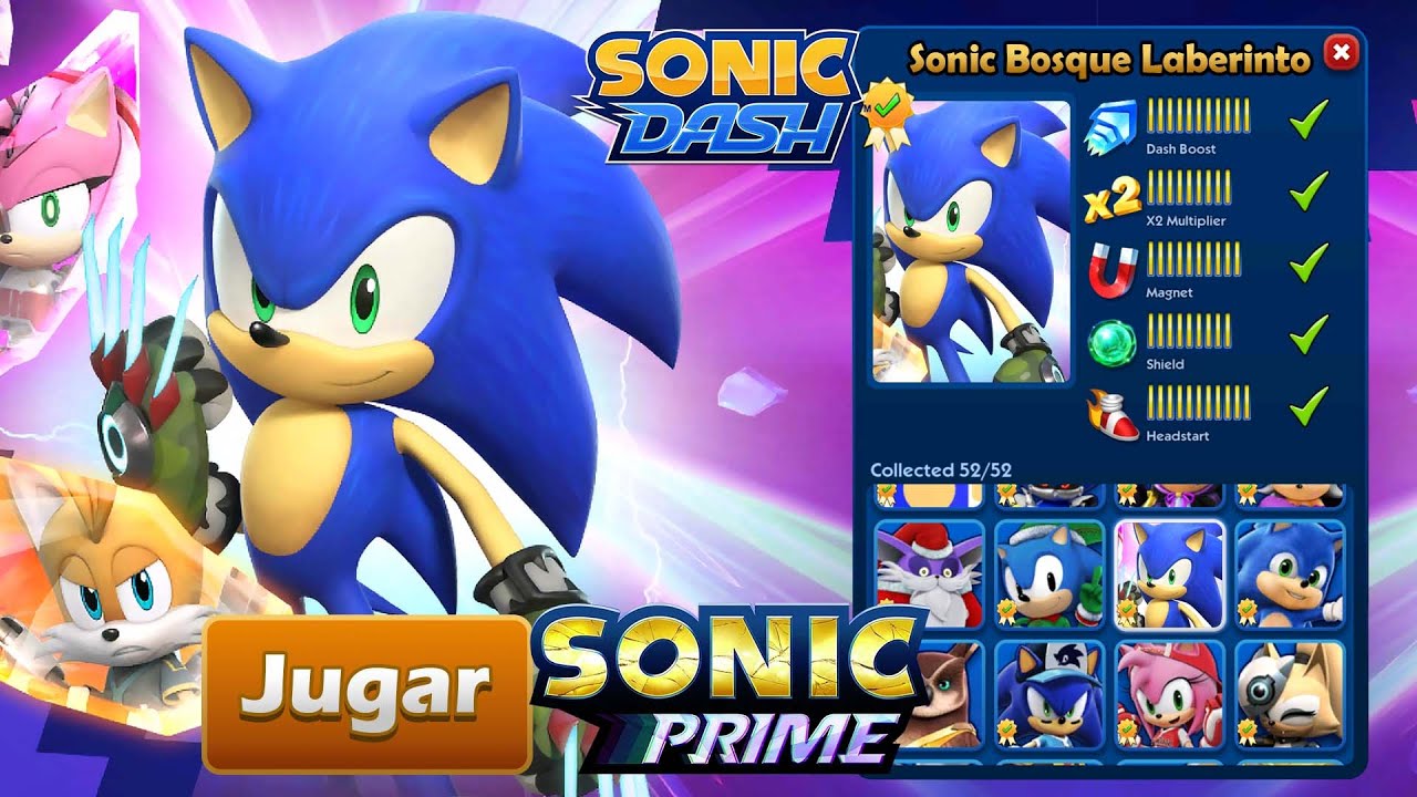 📲 Juego Con Sonic Prime Oficial En Sonic Dash ✨