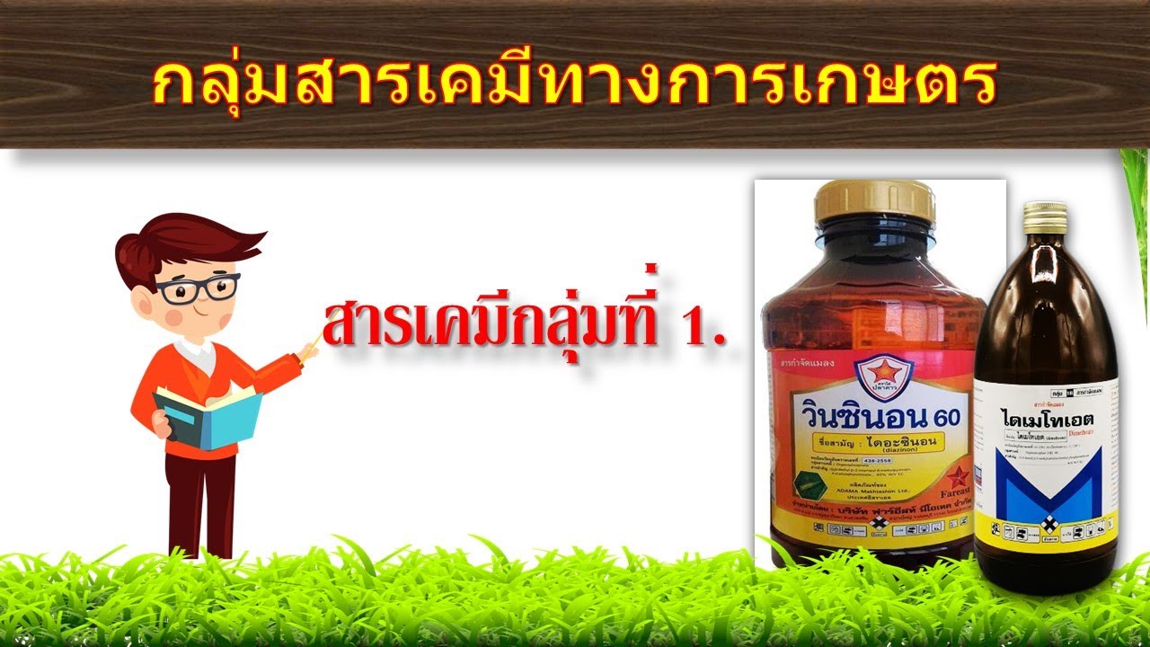 กลุ่มสารเคมีทางการเกาตร....กลุ่มที่ 1 (ระบบประสาทแมลง)