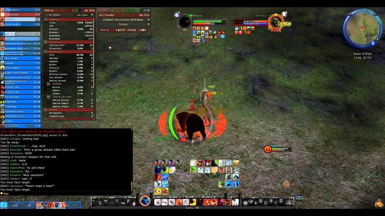 Wastee (Beorning) vs Twong-1 (Reaver) Arkenstone PvMP