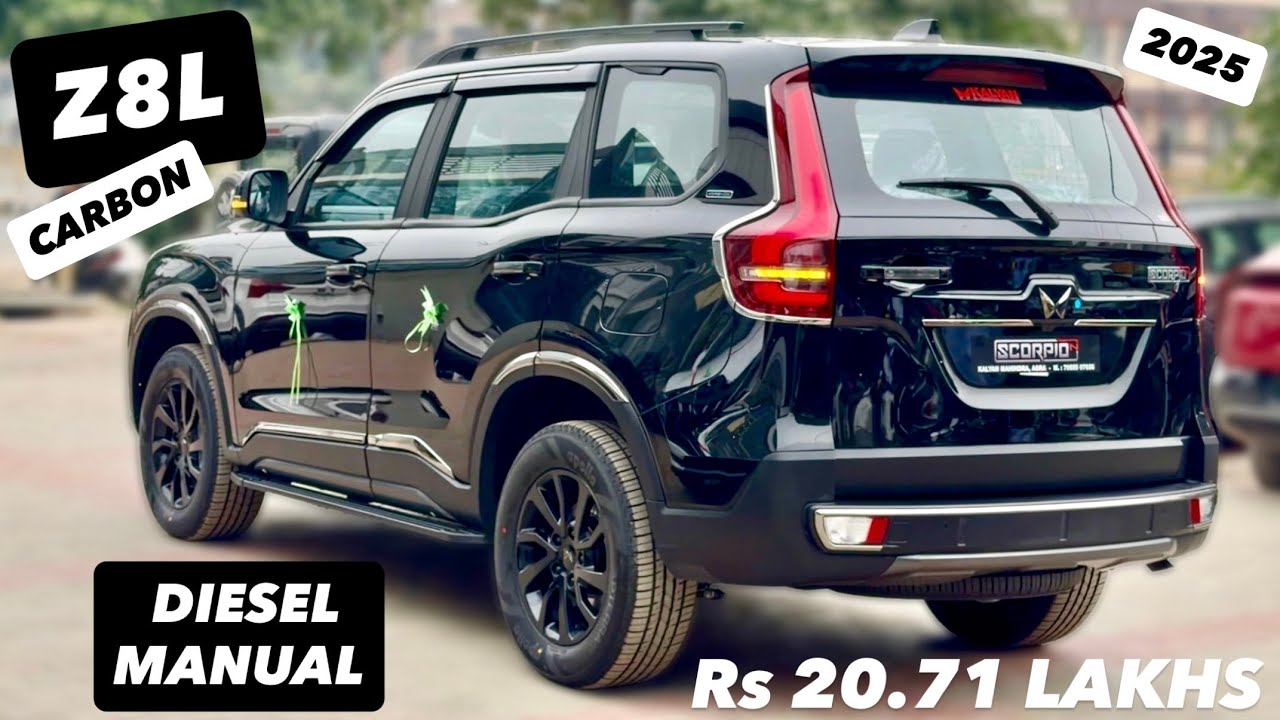 2025 SCORPIO-N Z8L CARBON DIESEL MANUAL 😍 Rs20.71 LAKHS ❤️ Z8L MT | ADAS LEVEL 2 | NEW SCORPIO-N Z8L