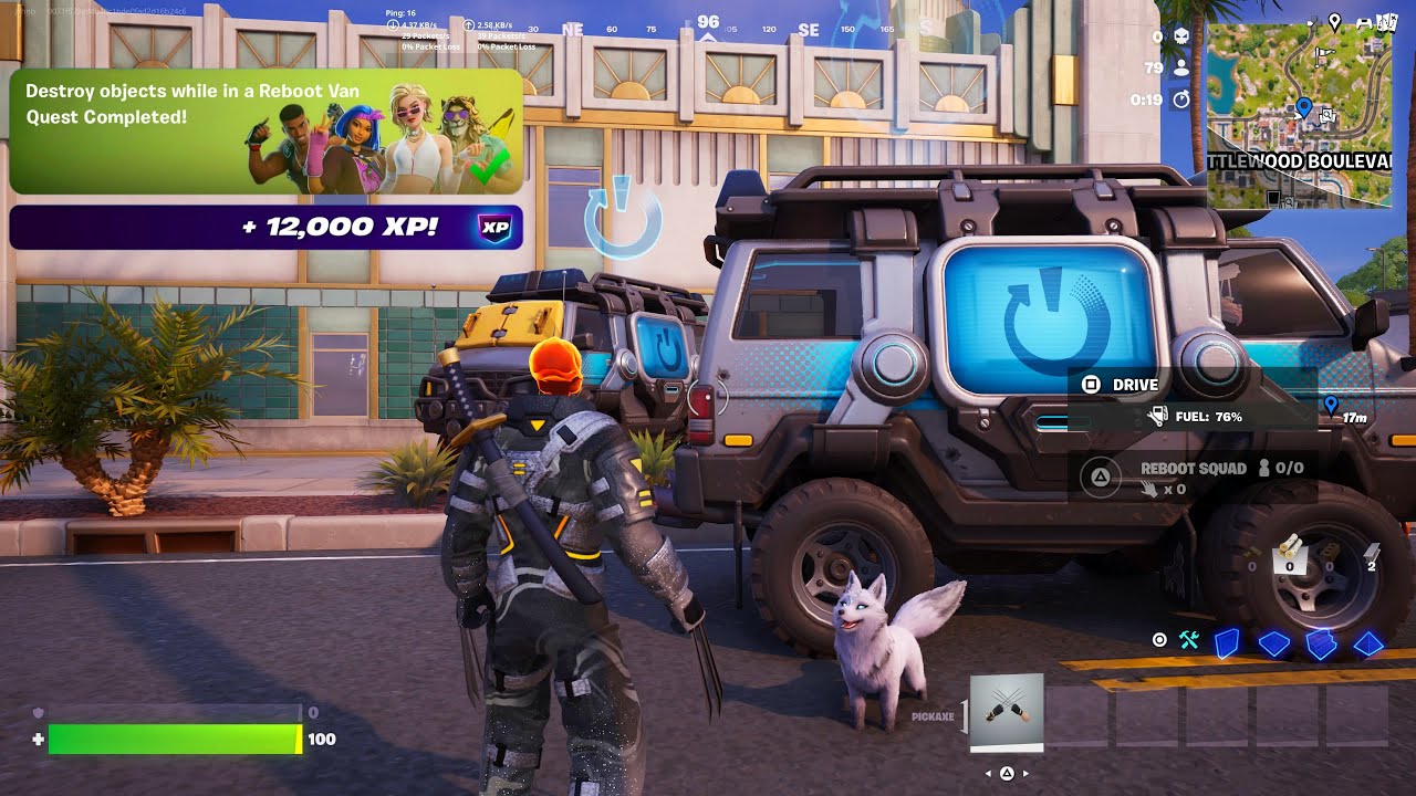 Fortnite - Destroy Objects While In A Reboot Van (WEEK 7 Quests Challenges)