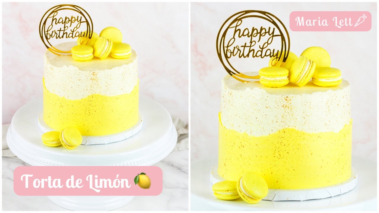 TORTA DE LIMON 🍋 Rellena de brigadeiro 🍋