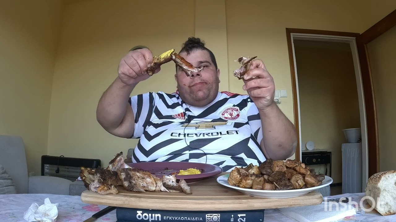 Tasty, 😀Delicious Greek Dinner Rips and meat #mukbang ENJOY #mukbang (Talking)🙂