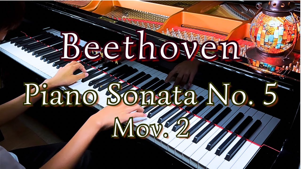 Beethoven: Piano Sonata No. 5 in C minor, Op. 10 No. 1 – Mov. 2
