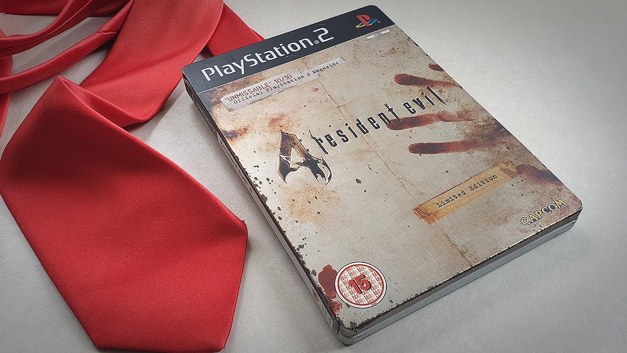 RESIDENT EVIL 4 LIMITED EDITION — PLAYSTATION 2 Распаковка | Версия в стальном корпусе [2020]