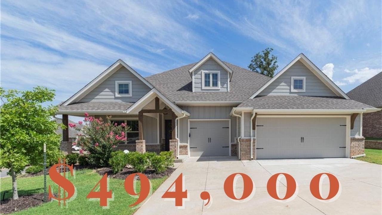 TOUR what $494,000 can get you in Edmond Oklahoma! Real Estate for sale 2022