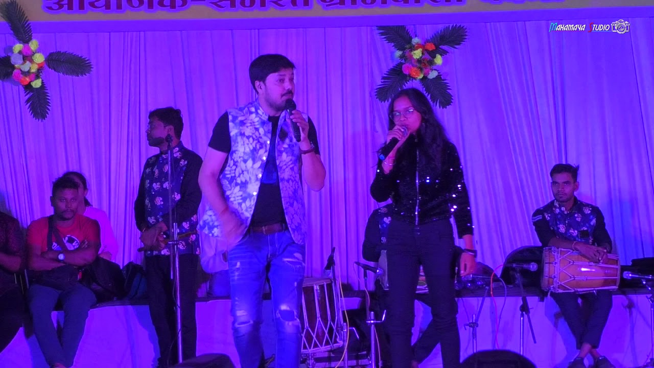 अनुज शर्मा के साथ अनजान लड़की ने गया गाना || टुरी आइस क्रीम खा के... Live stage show