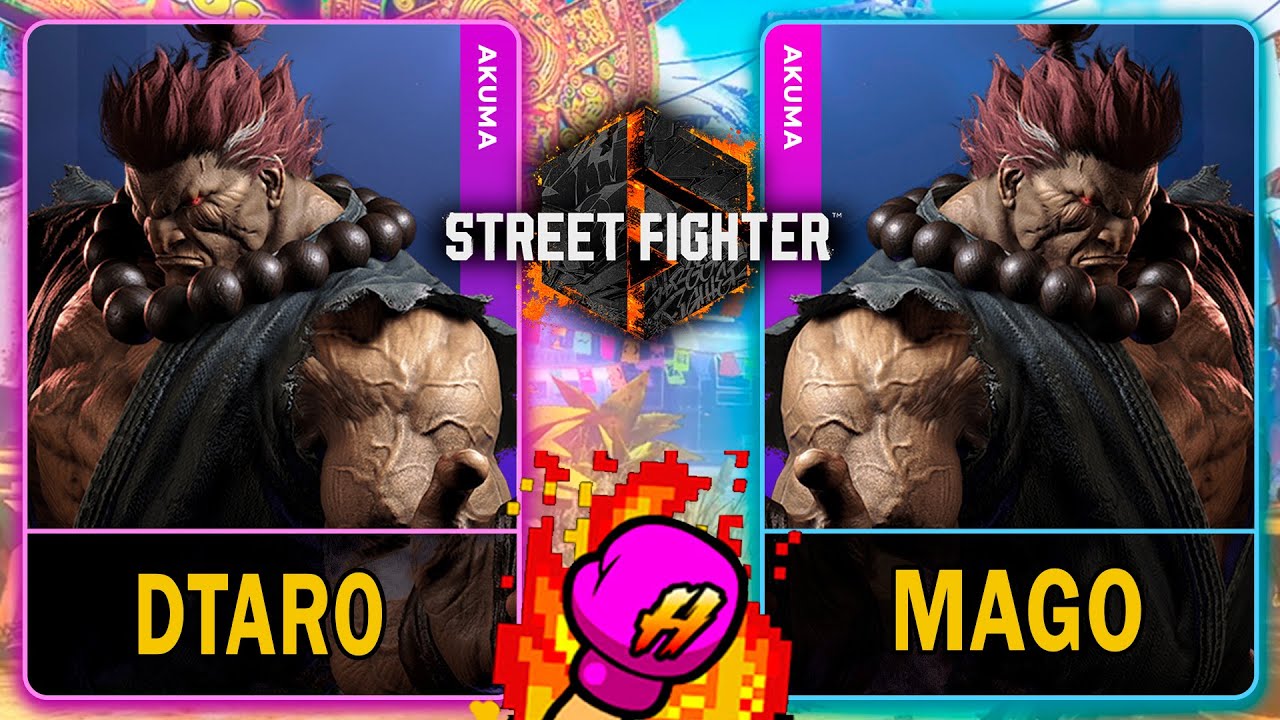 SF6 Dtaro (AKUMA) VS Mago (AKUMA)🥊Street Fighter 6🥊スト6🥊4K 60ᶠᵖˢ