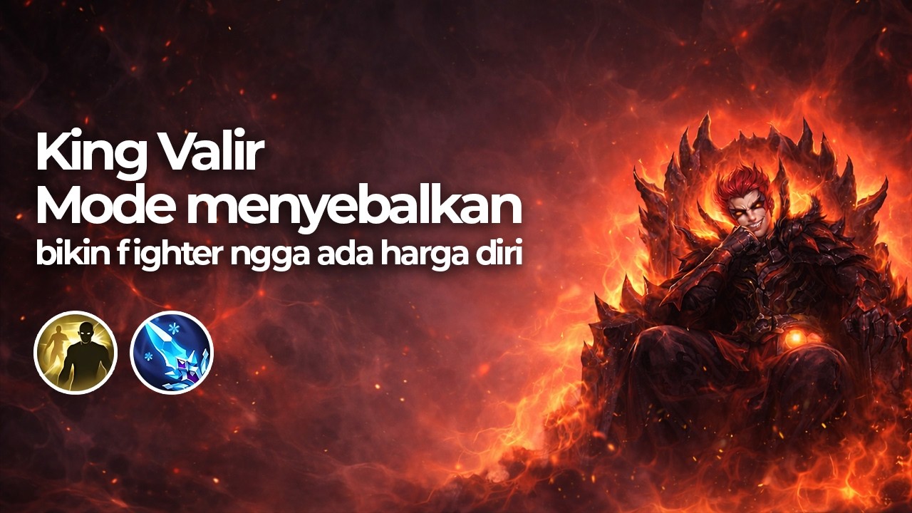 KING VALIR MODE MENYEBALKAN!, BIKIN FIGHTER NGGA PUNYA HARGA DIRI #mlbbidcreator
