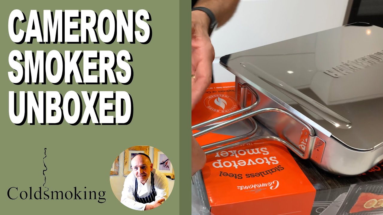 Camerons Stovetop Smokers - Unboxed - Original & Mini kitchen smoker