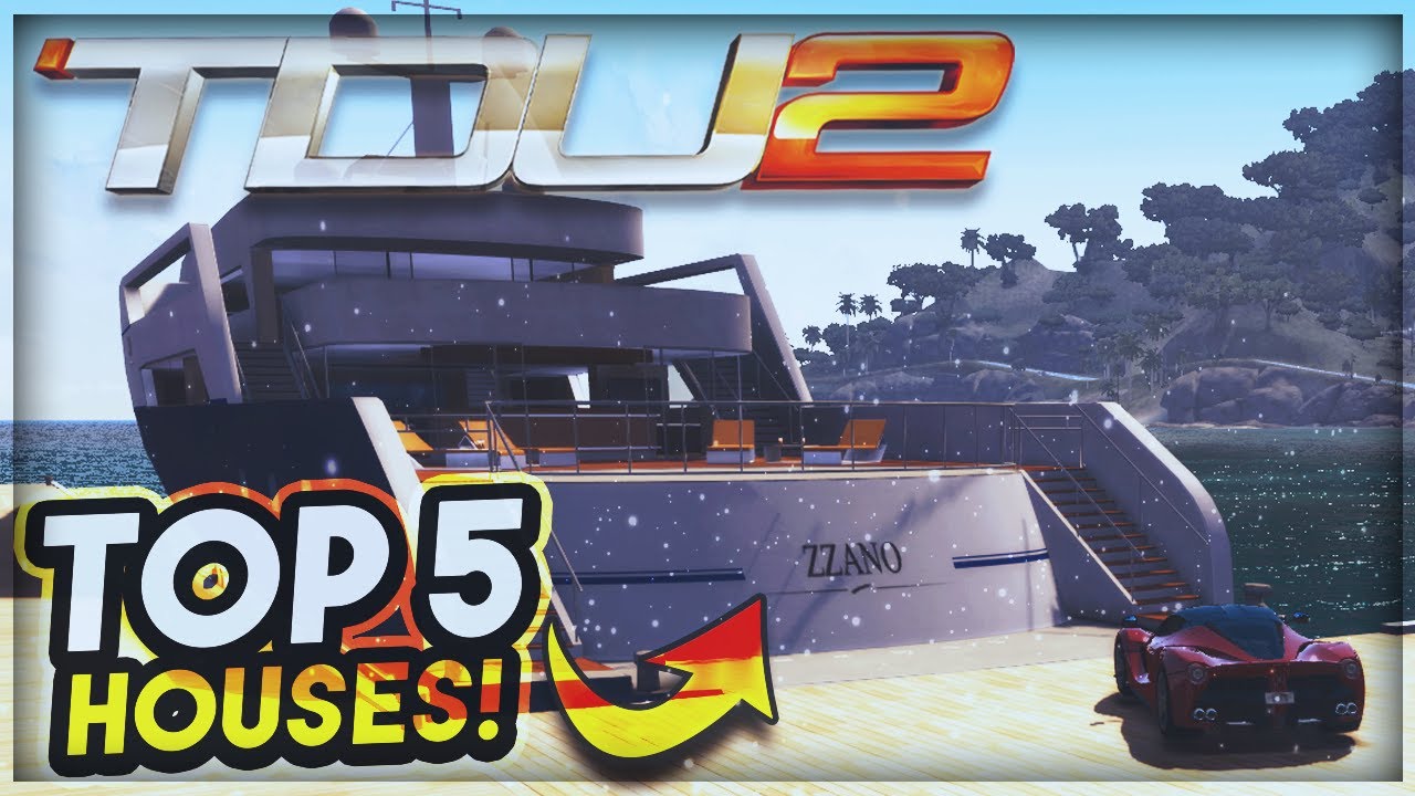 Top 5 Houses In Test Drive Unlimited 2! | TDU2 Houses In Hawaii's O'ahu!