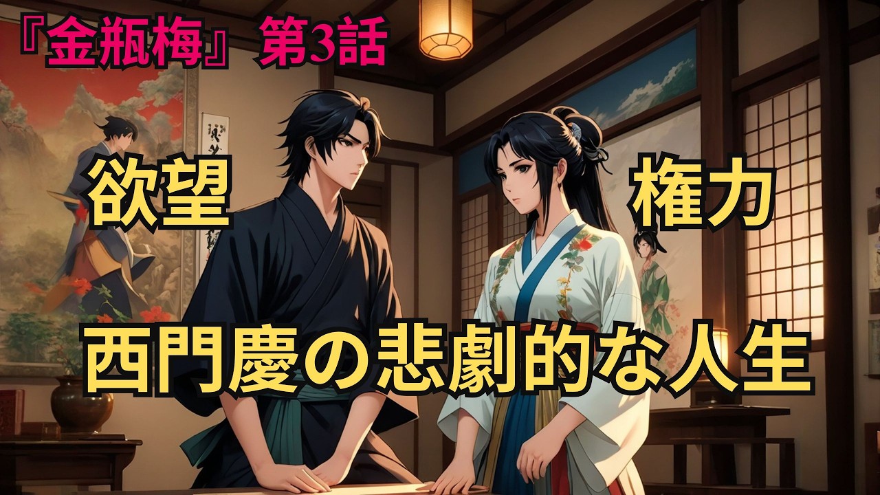 西門慶の悲劇的な人生：欲望と権力の終焉——中国の古典文学『金瓶梅』第3話