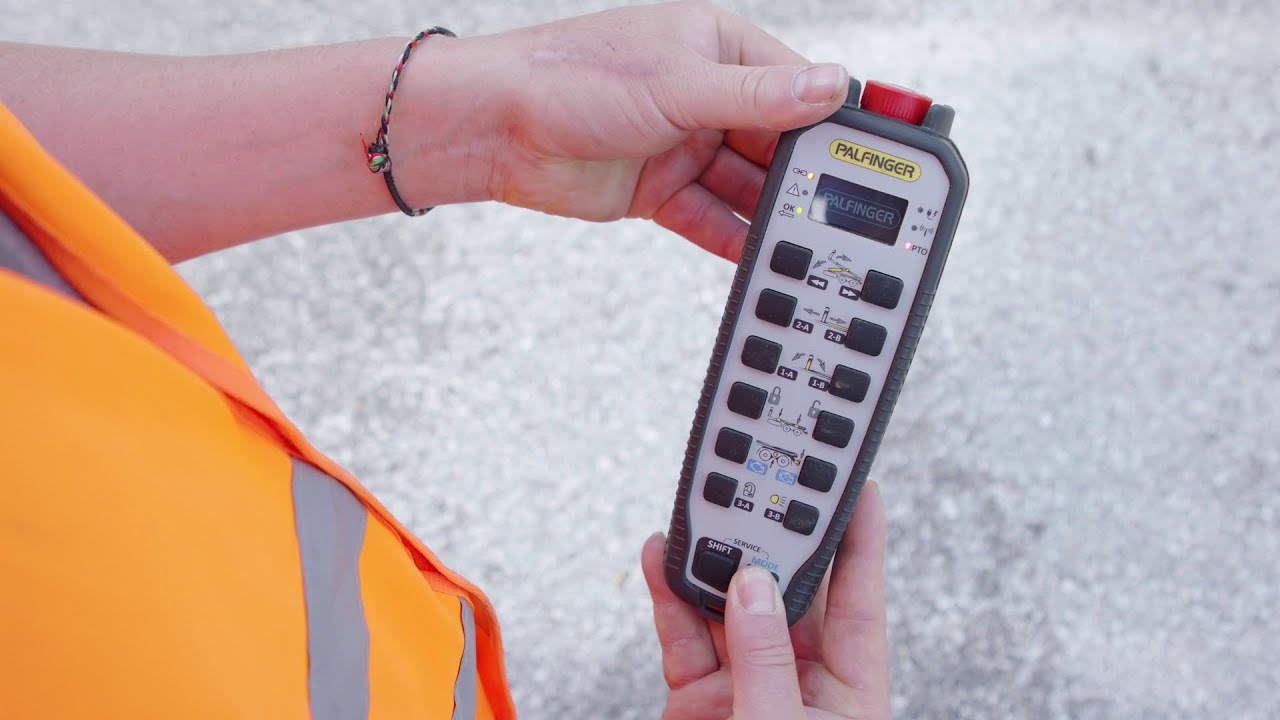 PALFINGER Service - 1000 Pro Active Drive (PAD) Scanreco Remote Control (EN)