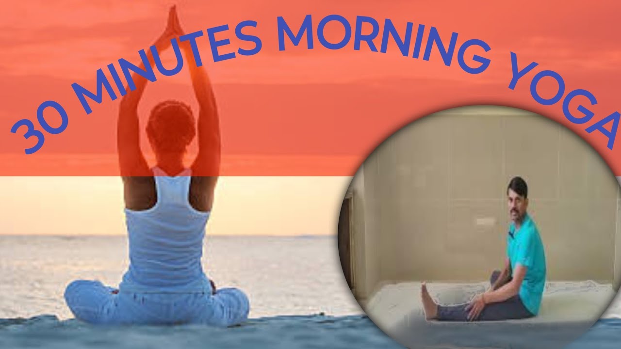 30 minute Daily Workout ROUTINE yoga exercises ,streching& pranayam  | FITNESSWITHCHITRANJAN