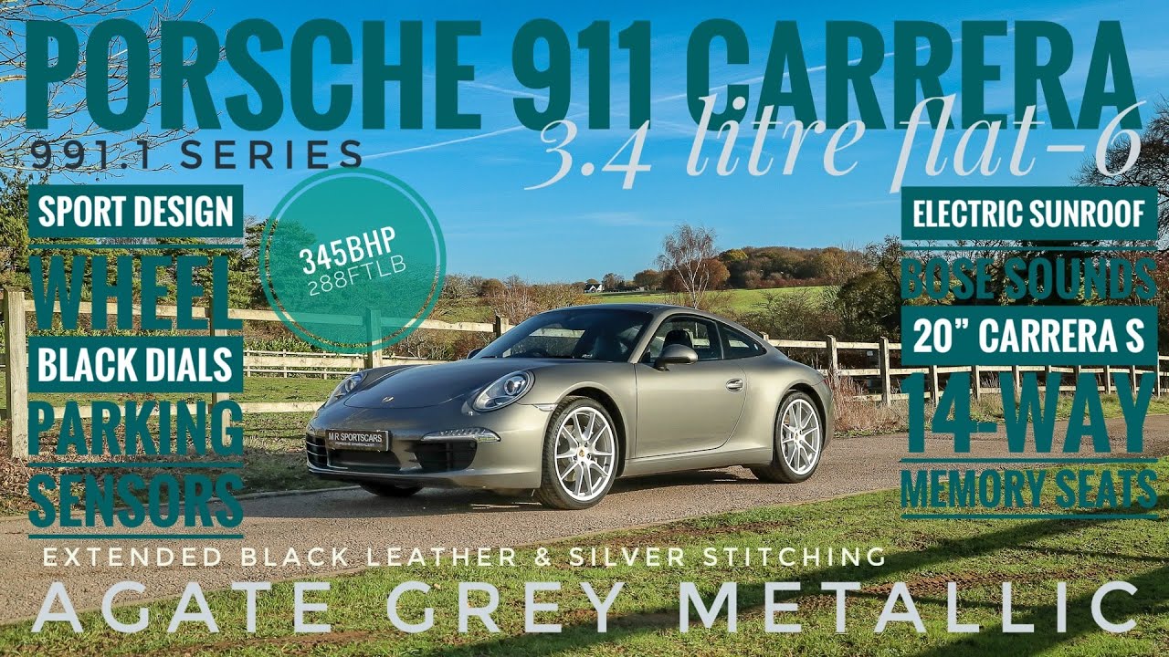 Porsche 911 Carrera Coupe 991.1 PDK 3.4 с сиденьями с памятью настроек и люком в крыше, цвет «Ага...