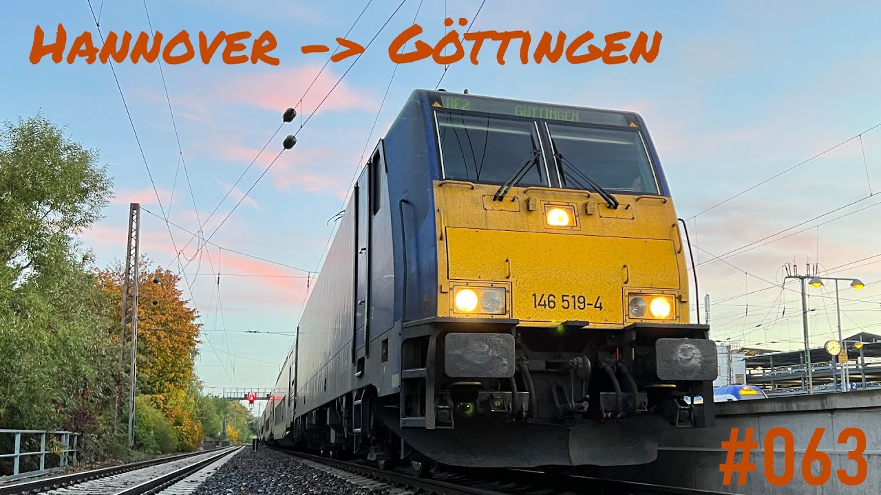 Führerstandsmitfahrt #063 - Im Aprilwetter nach Göttingen