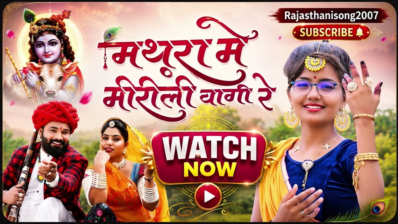 Rinka Modi|| मथूरा मे मोरली वागी || Mathura Me MorliVagi lI New Kanuda Song 2023 || न्यू कांनूडा गीत