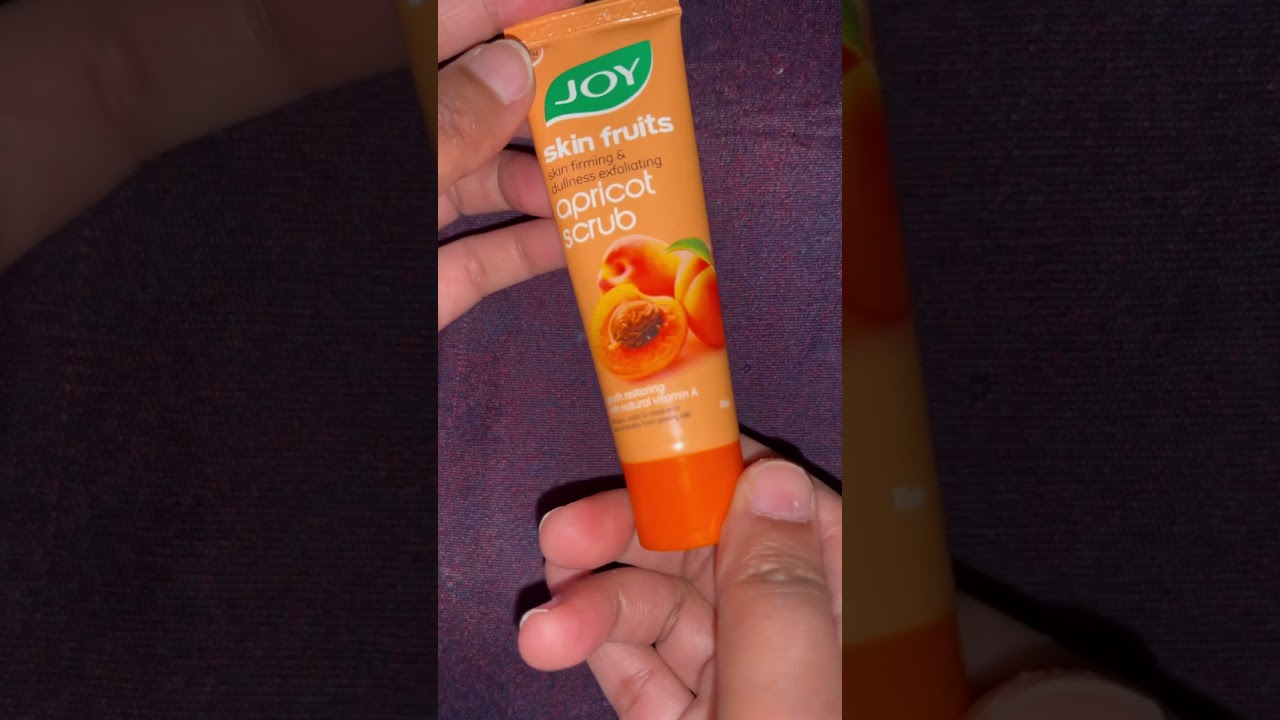 JOY Skin Fruits Apricot Scrub | Fresh & Radiant Skin in Seconds!