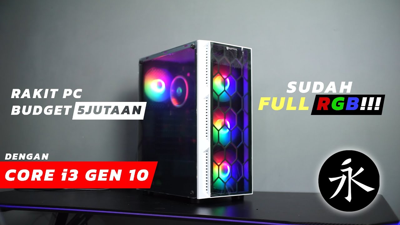 Custom Build PC with Intel Core i3 10100 in 5  Minutes!