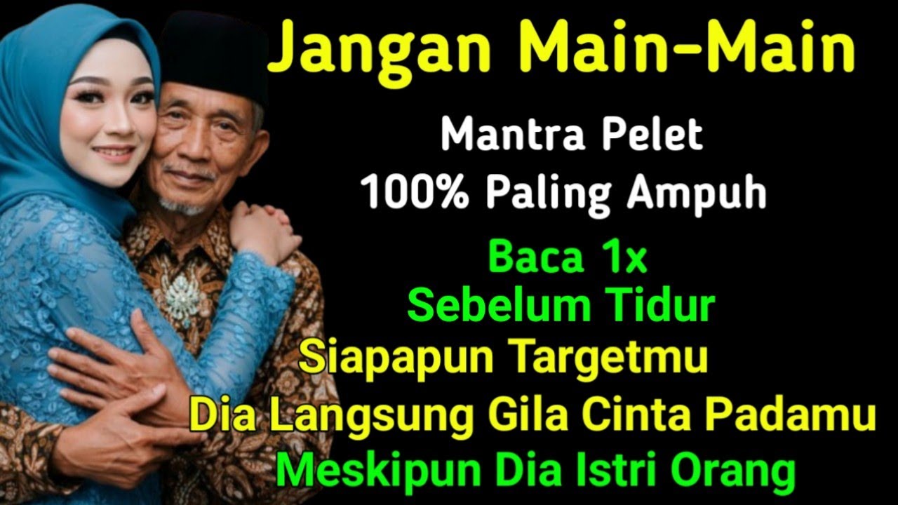 PELET SADIS TAK PANDANG USIA🔴SEKALI COBA, DIA LANGSUNG JATUH CINTA PADAMU | pelet ampuh| ilmu pelet 