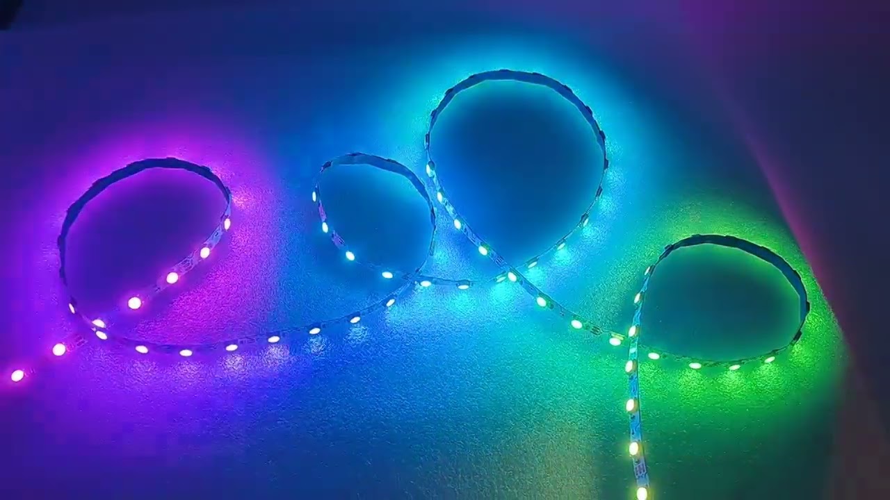 LED FULL MÀU ZÍCH ZẮC S ARGB NEOPIXEL WS2812B WS2815 RỘNG 8MM 60LED 84LED DÂY 1 MÉT ĐIỆN ÁP 5V 12v