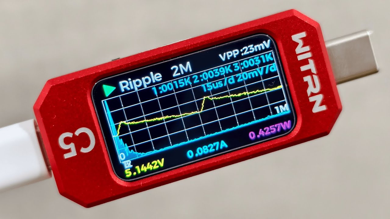 Thử Test Ripple & Noise Củ sạc bằng USB Tester ĐẦU BẢNG ???